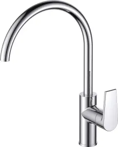 VURTU Anstey C Shape Single Lever Tap, 370(H) x 111(W), Chrome, 592101