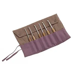 BAM.HANDLE C/HK SET - Fabric Gift Set: 6 Crochet Hooks with Bamboo Handle - Pony