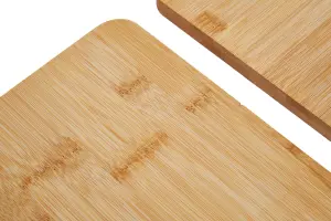 Interiors by Premier Durable Set Of Three Cutout Chopping Boards, Eco Friendly Over Counter Board, Non Porous Chopping Board