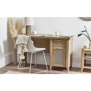 Classic Natural Oak Office Desk