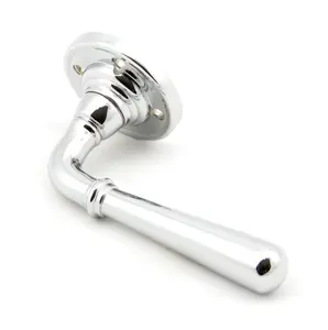 From The Anvil Polished Chrome Newbury Lever on Rose Set - Unsprung