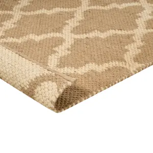 Jute Area Rug 200 x 300 cm Beige MERMER