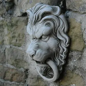 Lion Head design Wall fountain Plaque