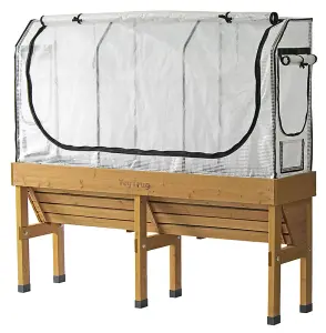 Medium Wall Hugger Greenhouse Frame & Multi-Cover Set