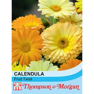 Calendula Fruit Twist 1 Seed Packet (60 Seeds)