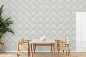 SK Filson Grey Damask Wallpaper