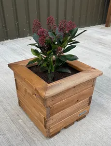 Simply Wood Churchill Square Planter Large