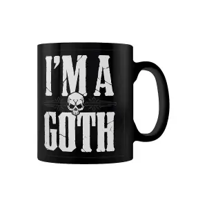 Grindstore I Love Goths & I Am A Goth Mug Set (Pack of 2) Black/White (One Size)