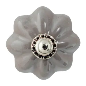 Nicola Spring - Floral Ceramic Cabinet Knob