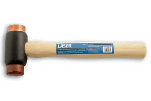 Laser Tools 5134 Copper & Rawhide Hammer