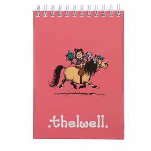 Hy Thelwell Collection Horse Riding A6 Notepad Pink (A6)