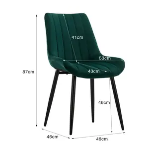 Lause Dining Chair (Set of 2) Green