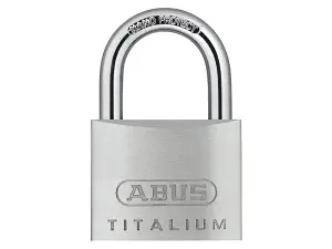 ABUS Mechanical 64TI/50mm TITALIUM™ Padlock Keyed Alike KA6511