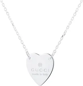 Gucci Trademark Necklace With Heart Pendant - Gucci Necklaces