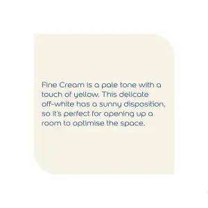 Dulux Walls & ceilings Fine cream Silk Emulsion paint, 2.5L