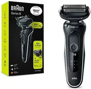 Braun Series 5 50-W1000s Electric Shaver For Men, White