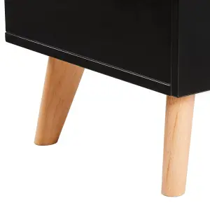 Berkfield TV Cabinet Black 120x40x46 cm MDF