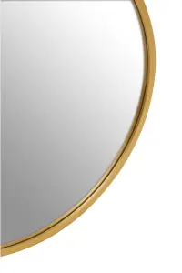 Interiors by Premier Saska Gold Finish Wall Mirror