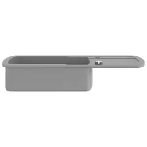 Berkfield Granite Kitchen Sink Single Basin Grey