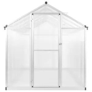 Berkfield Greenhouse Aluminium 362x190x195 cm 13.41 m3