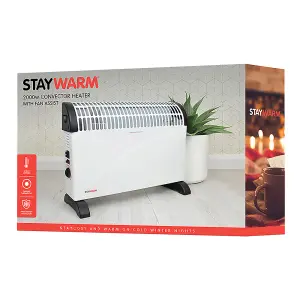 StayWarm 2000w Convector Heater with Fan Assist - White