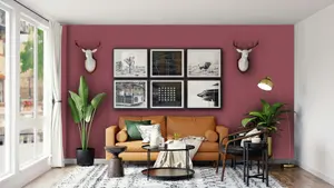 Leyland Trade Vinyl Soft Sheen Walls & Ceilings Emulsion Paint Red Violet (RAL 4002) - 5L