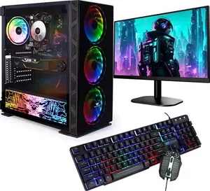 Veno Scorp GAMING PC Bundle Intel Core i7 2600 16GB Ram, 24" Full HD Led Monitor 256GB SSD + 1TB HDD GTX 1650 4GB Windows 10 Gaming PC USB 3.0