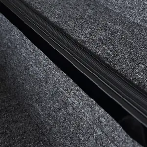 Self-adhesive anodised aluminium anti non slip stair edge nosing trim 900mm x 46mm x 30mm A38 black