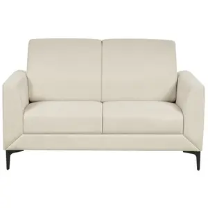 2 Seater Fabric Sofa Beige FENES