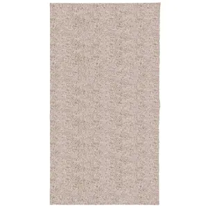 Shaggy Rug PAMPLONA High Pile Modern Beige 80x150 cm