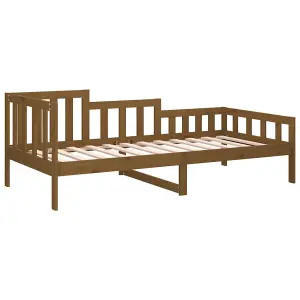 Berkfield Day Bed Honey Brown 80x200 cm Solid Wood Pine