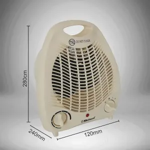 BELACO 2000W FAN HEATER - CREAM - BFH21C