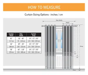 Omaha 90" x 108" Silver (Ring Top Curtains)