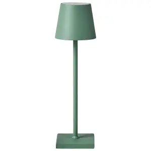 Wireless Metal Table Lamp Green BACEIRO