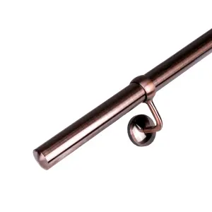 Antique Copper Stair Handrail Kit - 2.4m X 40mm