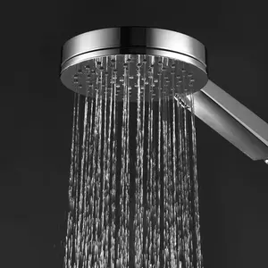 ENKI Chrome Round Multi Function 3-Setting Handheld Shower Head E21