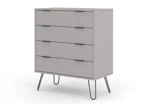 Core Products Augusta Industrial Grey 4 Drawer Chest