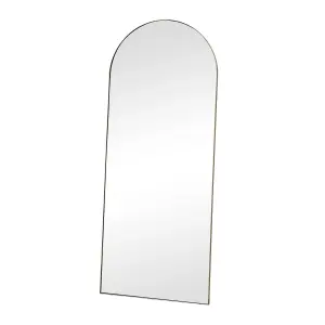 Melody Maison Large Gold Arched Leaner Mirror 150cm x 60cm