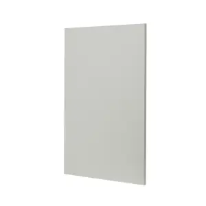 GoodHome Alpinia Matt grey painted wood effect shaker Standard End support panel (H)870mm (W)590mm