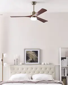 Ceiling Fan with Light Brass ARUWIMI