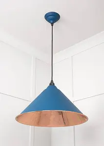 Smooth Copper Hockley Pendant in Upstream