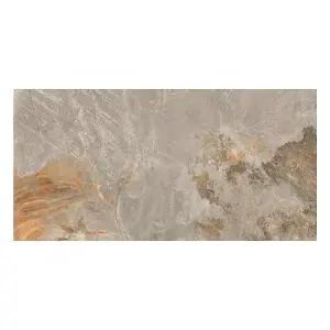 Mystic Matt Beige Stone Effect Porcelain Outdoor Tile - Pack of 32, 23.04m² - (L)1200x(W)600