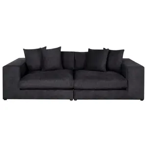 3 Seater Sofa Black GLORVIKA II