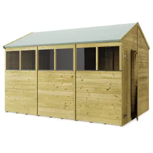 Store More Tongue and Groove Apex Shed - 12x8 Windowed