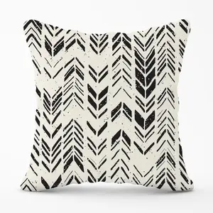 Hand Drawn Chevron Pattern Cushions 60cm x 60cm