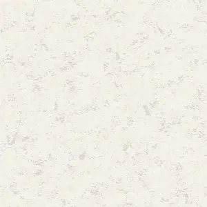 Galerie Home Collection Metallic White Plaster Texture Wallpaper Roll