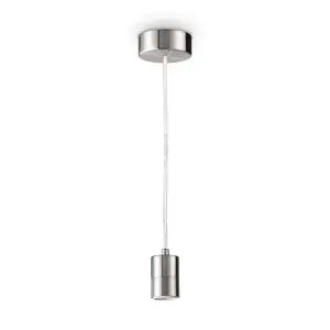 Luminosa Set Up Slim Pendant Ceiling Light Nickel