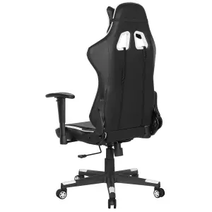 Office Chair Faux Leather White GAMER