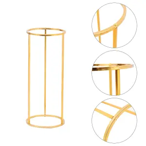 Gold Metal Flower Stand Road Leads for Wedding and Party