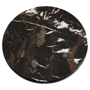 Maison by Premier Marmore Black And Gold Marble Cake Stand